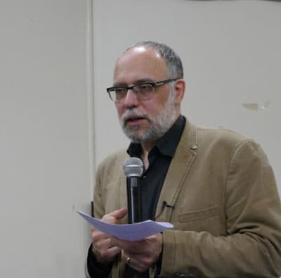 Frédéric Rognon lors de sa conférence du 25 janvier 2020 au Centre Hâ 32